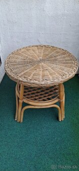 Predám ratanový stolík - 2