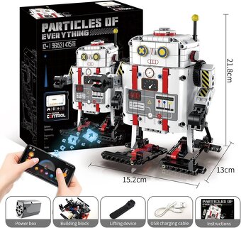 Programovatelná RC stavebnice (robot) - 475 dílků - 2
