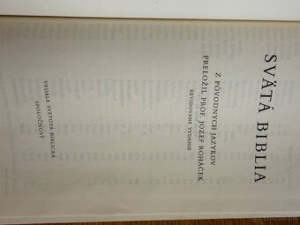 Svätá Biblia - Roháčkov preklad - 2