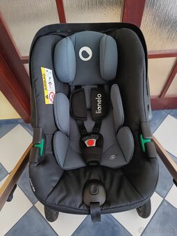 Kombinovaný kočík Lionelo Amber 3v1 Black Onyx - 2
