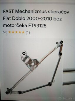 Mechanizmus stieračov - 2