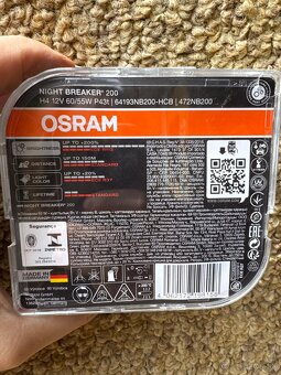 2x Osram night breaker 200 H4 - 2