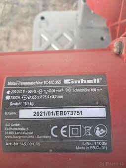 Predám rezacku na kov. - 2