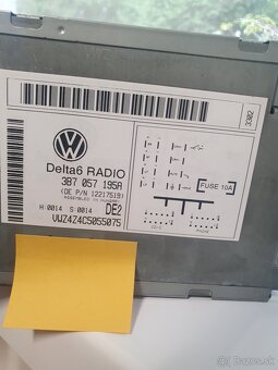 Rádio vw Delta 6 - 2