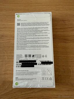 iPhone 16 128 GB čierny - nerozbalený, záruka do 10/2027 - 2