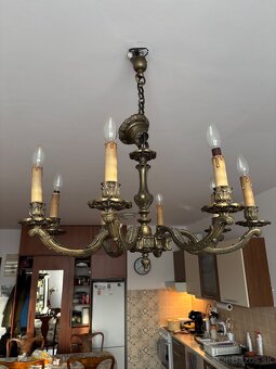 Mosadzný luster - 2