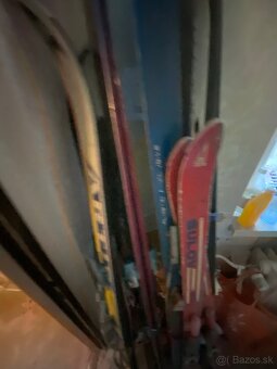 Staré lyže 6 párov - 2
