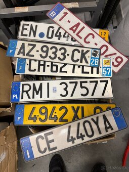 Predám rôzne SPZ z aut - 2