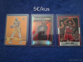 Lebron James nba kartičky - 2