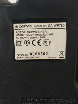 Predám 1 kus aktívny Subwoofer Sony - 2