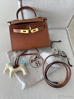 Hermes kelly mini kabelka hnedá - 2