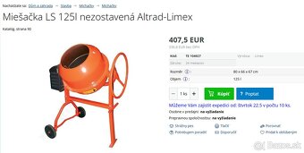 Miešačka 125L LIMEX - 2