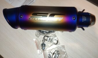 Na predaj Nový Športový ladený univerzálny moto výfuk - 2