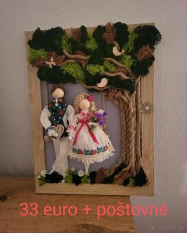 Predám machové  obrazy. - 2