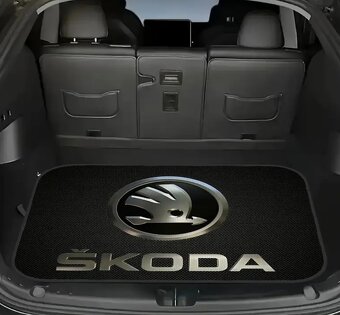 Auto kobercek do kufra s logom Skoda - 2