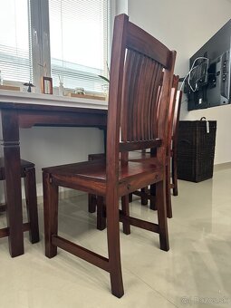 Jedalensky stol+ 4ks stolicky - 2
