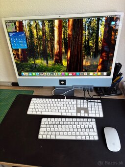 Apple iMac 24” M1 2021 16GB RAM 256GB SSD Modrý - 2