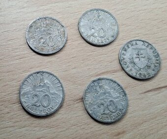 20 haliere slovenský štát - 2
