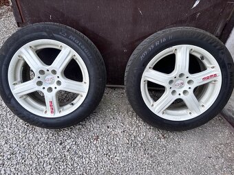 Alu disky 5x110, 5x112 MOMO GT2 16” + pneumatiky - 2