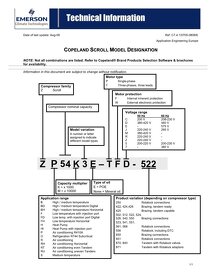 Kompresor - Copeland ZP54K3E-TFD-522 - 2