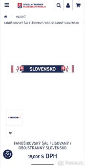 Nový nepoužitý šál Slovensko slovakia - 2