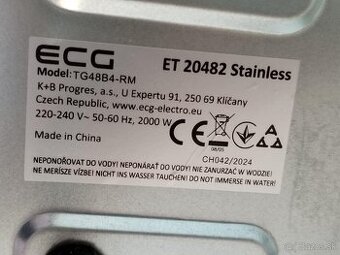 Rúra ECG ET 20482 Stainless - 2