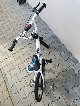 Detský bicykel 16 + pomocné kolieska - 2