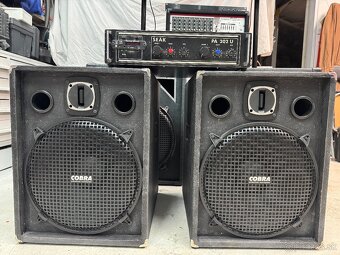 Reproduktory / repro skrine/ mix pult/ power mix - 2