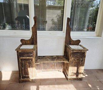 predám starý toaletný stolík skrinka - 2