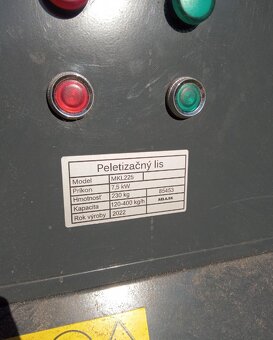 Peletizačný lis - 2