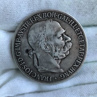 5 korun 1900 - Rakusko - Uhorsko - striebro - 2