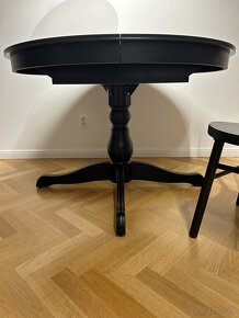 Stôl ingatorp Ikea + 3ks stolička norraryd Ikea - 2