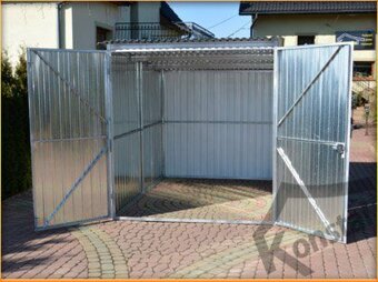 Plechova garaz 2 x 3 m s dovozom a montazou po celej SR - 2
