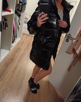 Čierna zimná bunda, Pull&Bear XS, málo nosená - 2