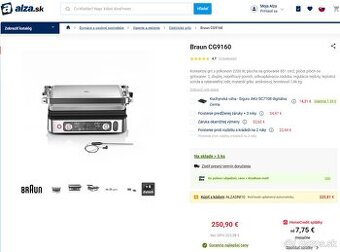 Braun MultiGril 9 Pro kontaktný gril CG9160 - 2