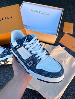 Louis Vuitton tenisky blue komplet balenie - 2