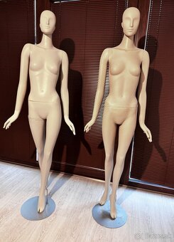 2 Figuríny dámske - farba krémová matná - 2