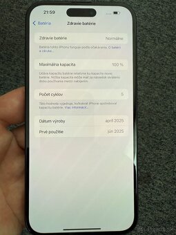 Predám Apple iPhone 16 Plus 128GB čierny - 2