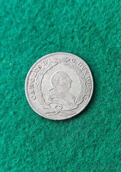 20 kreuzer 1765 Karl Eugen, Wurttemberg, velmi pekny - 2