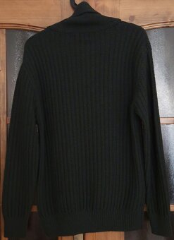 Pánsky sveter Zara sivo-čierny veľkosť M - 2