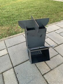 Skladacia turbo raketová pec na záhradu - 2