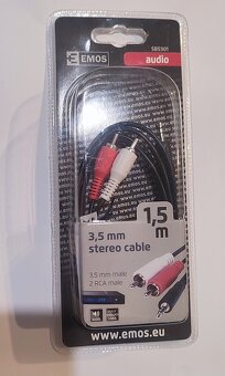 Predám Nový, Kábel JACK 3.5mm, 1.5 m - 2