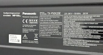 50" TV Panasonic TX-P50X20E - 2