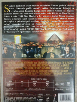 DVD film Da Vinciho kód - 2
