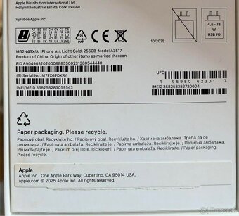 iPhone 17 AIR 256GB GOLD - 2