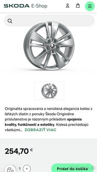 Elektróny vw group - škoda originál r18 - 2