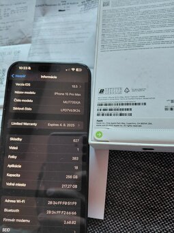 iPhone 15 Pro Max 256GB Black Titanium v záruke do 5.8.2026 - 2
