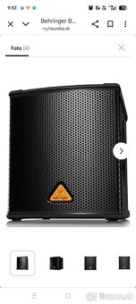 Predám subwofer Behringer b 1200 PRO - 2