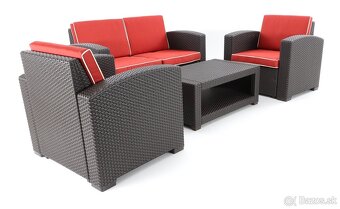 Záhradné sedenie VeGA DOMINGO RED DeLuxe - 2