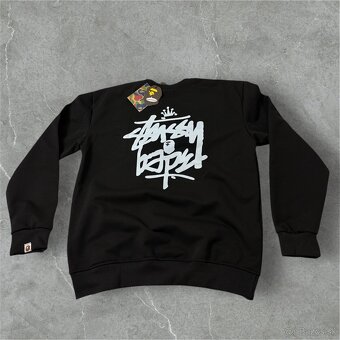 Stüssy y Bape mikina - 2